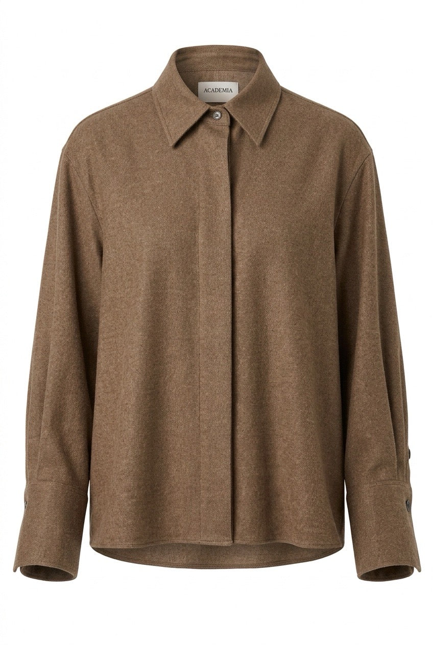 Akademia Lisa skjortebluse Brun