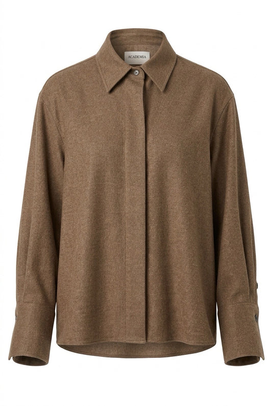 Akademia Lisa skjortebluse Brun