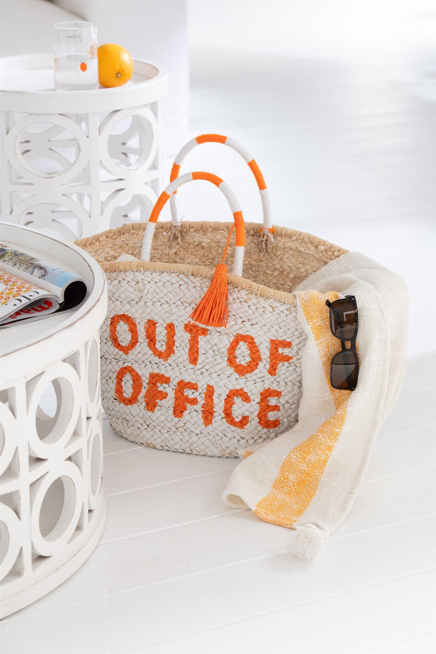 J-Line Strandveske Out of office Beige