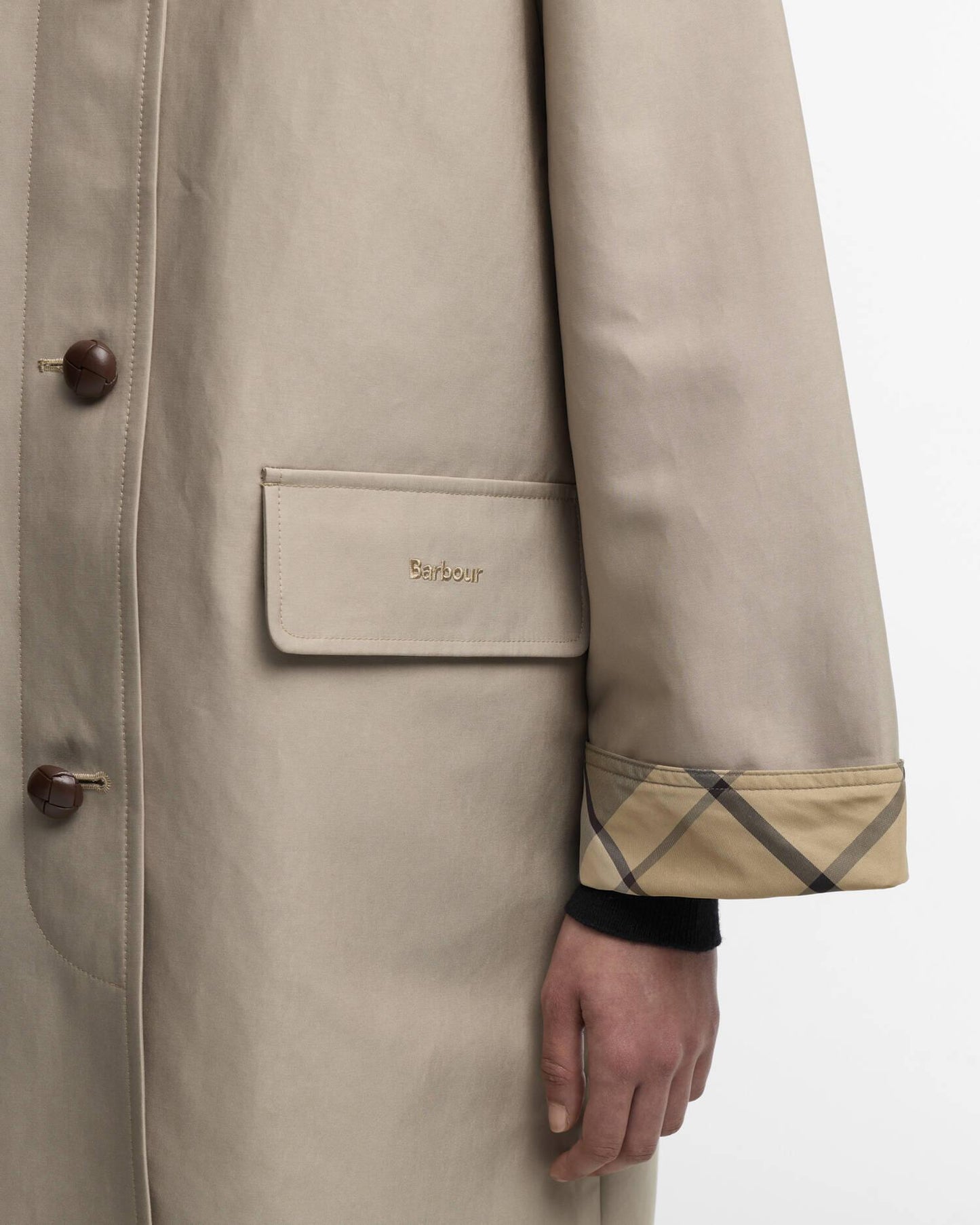 Barbour Ria vanntett frakk Beige