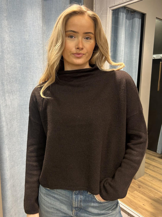 Lisa Yang Sandy cashmere genser Mørkebrun