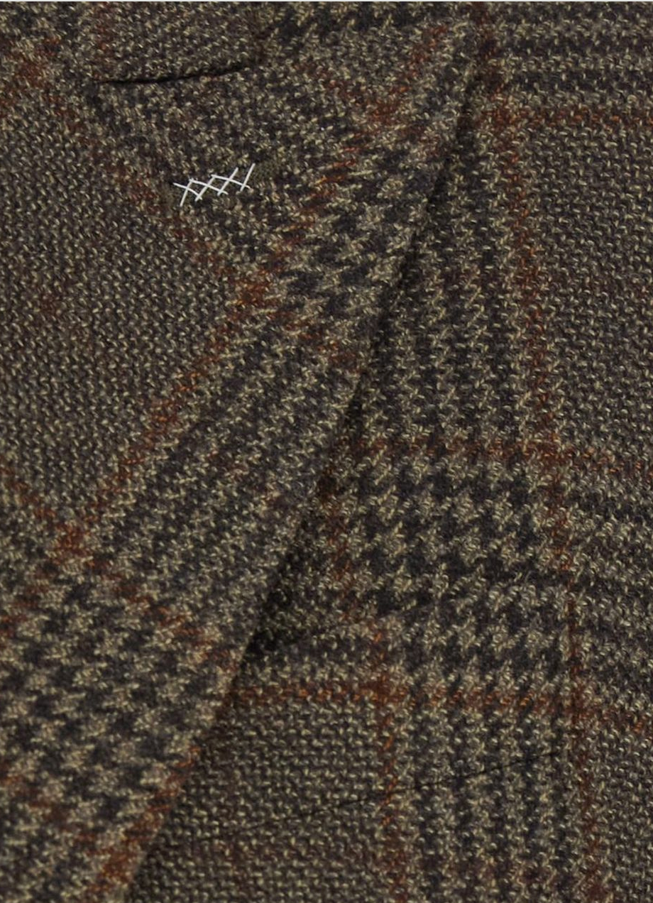 Max Mara Deserto Dobbeltspent mouliné-blazer i ulltwill