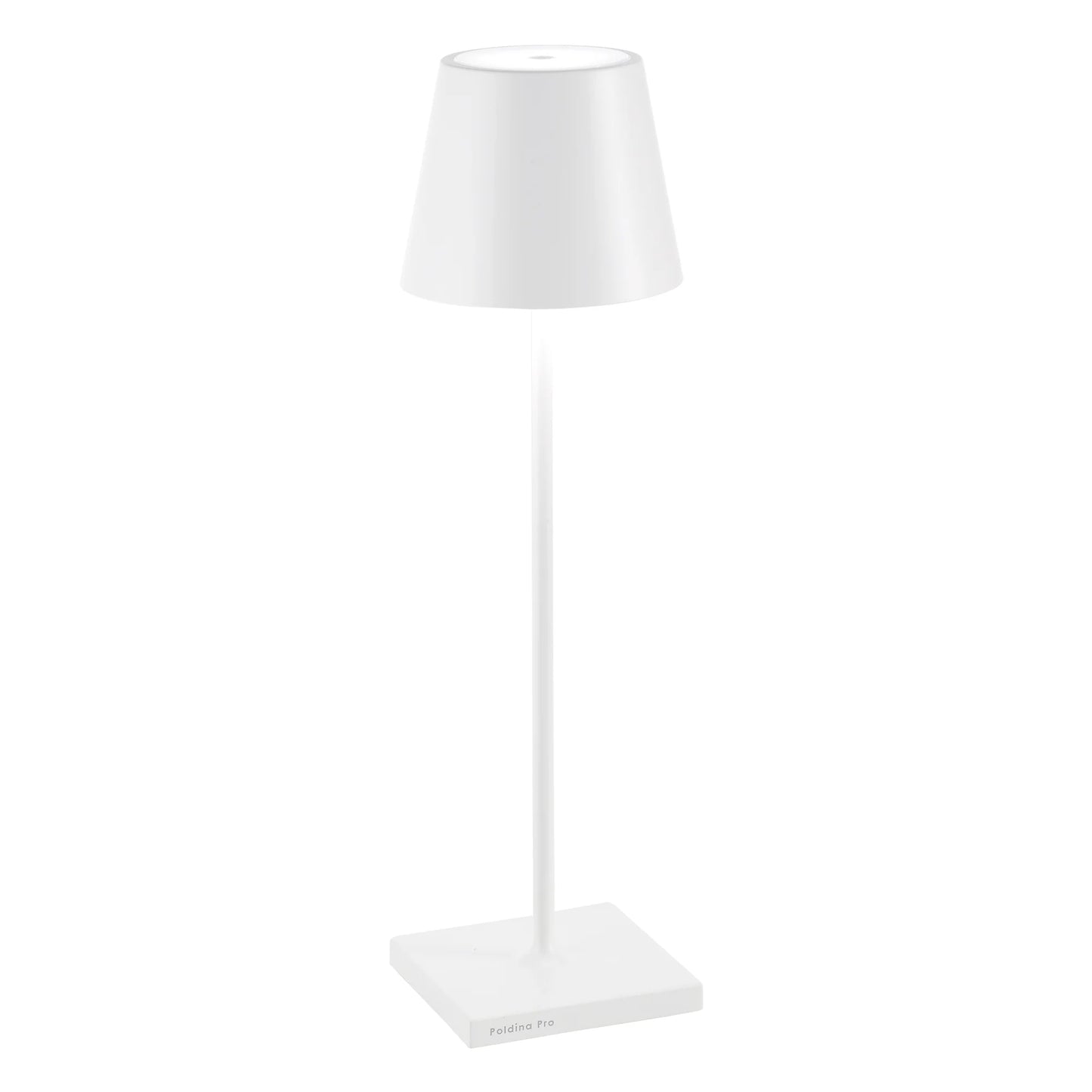 Zafferano Poldina Trådløs bordlampe Hvit 38cm