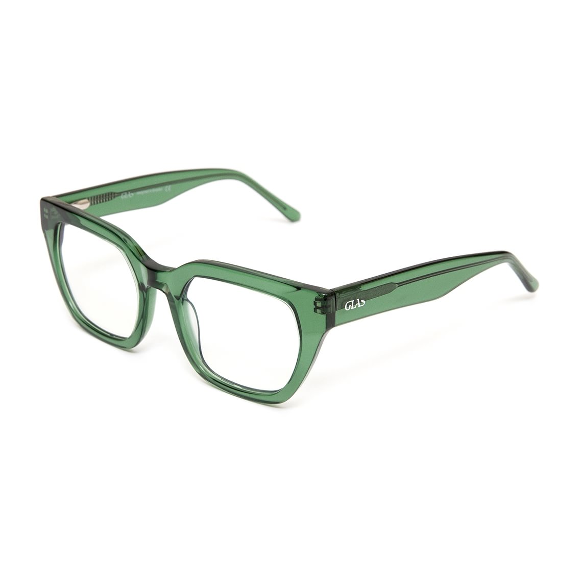 Glas Kiara Forest Green Blue Light Brille