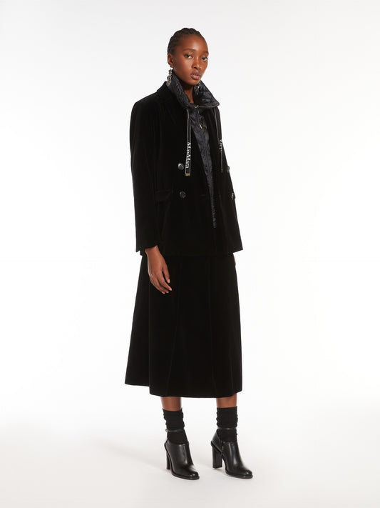 Max Mara Tregic vannavvisende vest i nylon-lerret Sort - ZhosLaila
