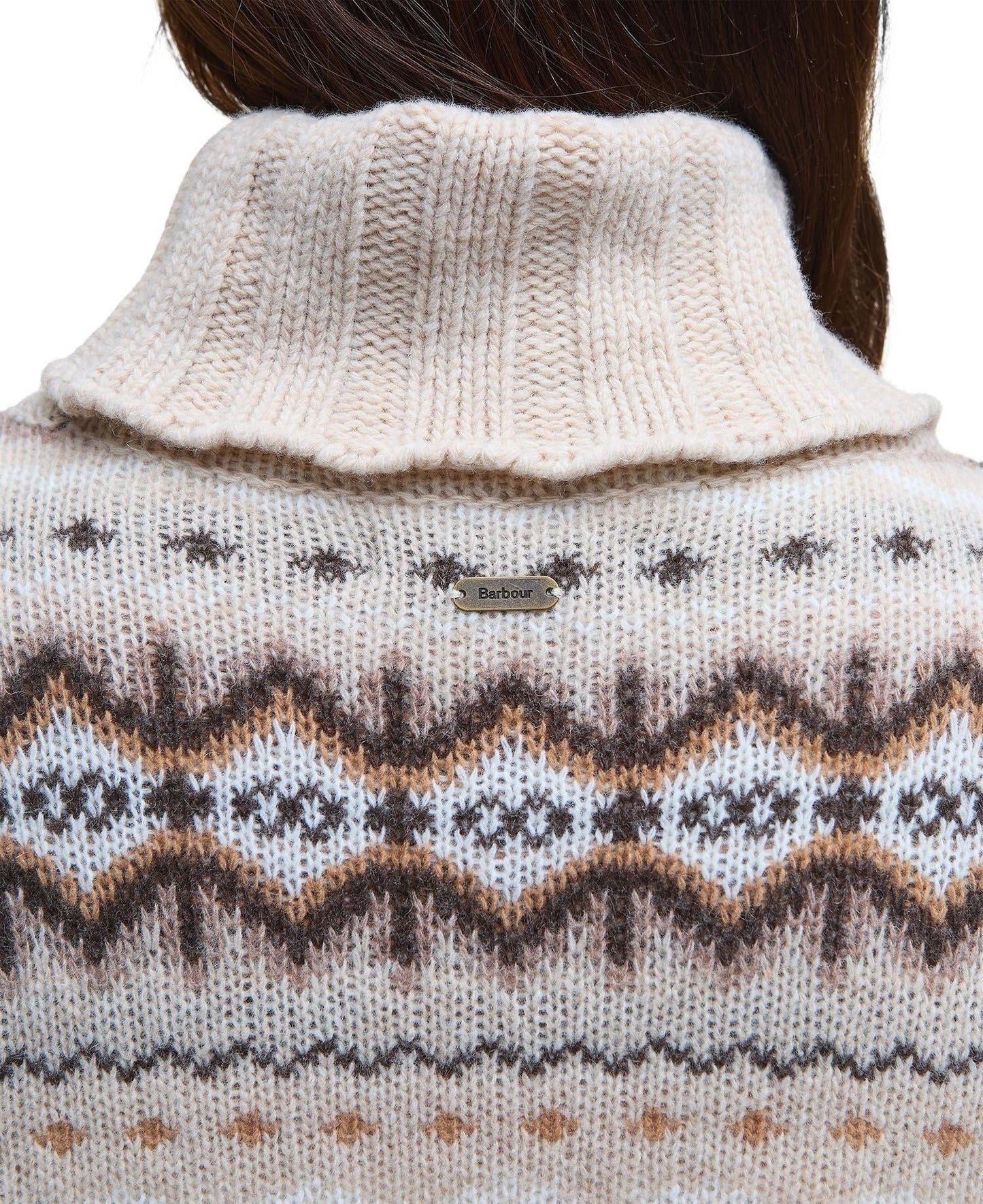 Barbour® Helen Fair Isle genser med rullekrage - ZhosLaila