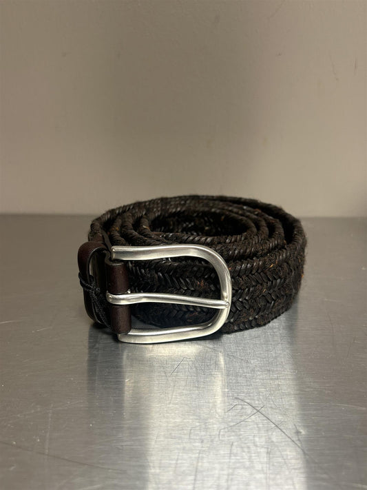 Melange skinnbelte 3,5cm Brun