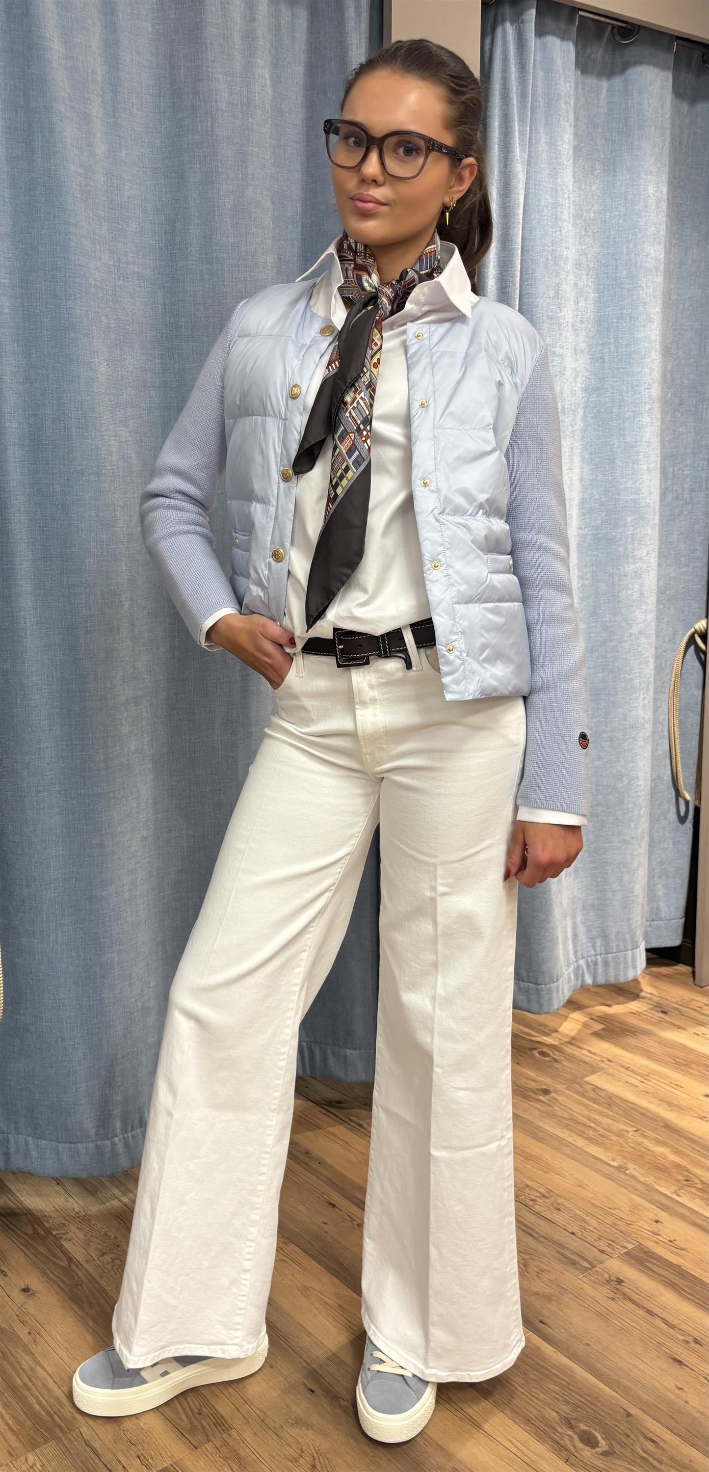 Busnel Iva lett dunjakke Lyseblå