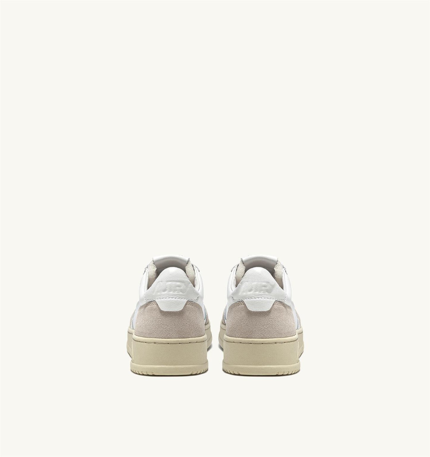 Autry Medalist lave sneaker i skinn Hvit / Beige