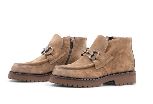 Laura Bellariva London skolett med ullfòr Beige - ZhosLaila