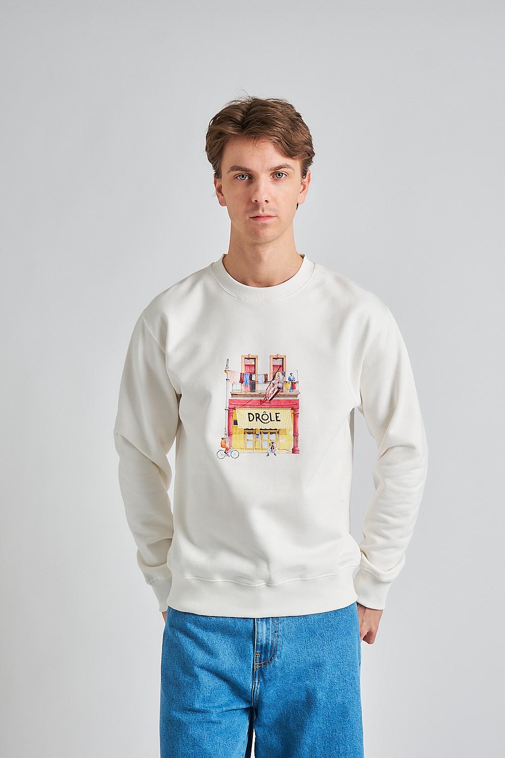 Sweatshirt Drôle Cafe