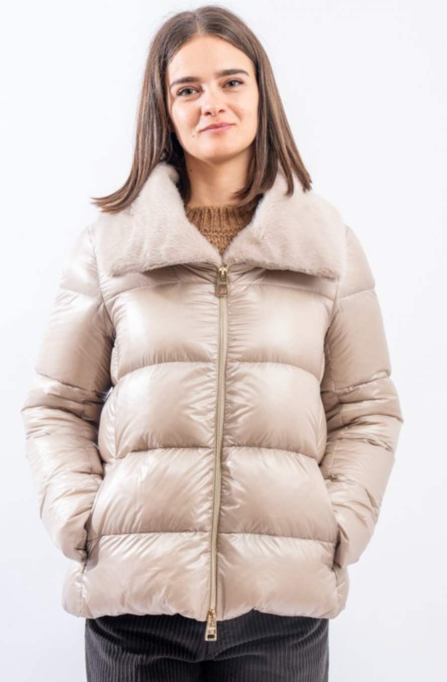 Herno Chantilly jakke Lys Beige