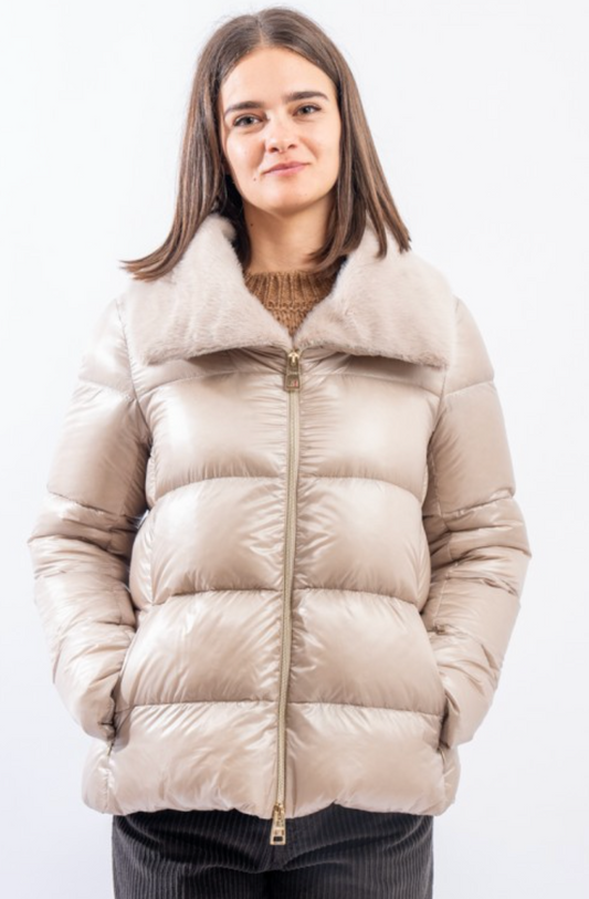 Herno Chantilly jakke Lys Beige