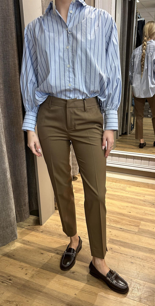 PT Torino New York ullbukse med stretch Beige