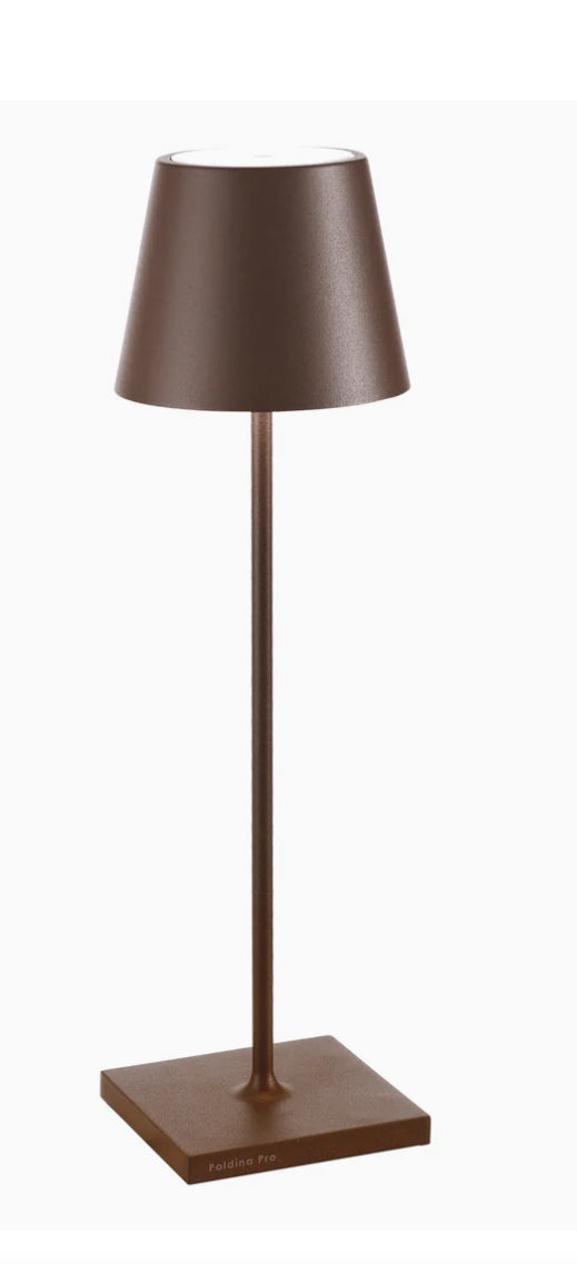 Poldina bordlampe Rustfarget
