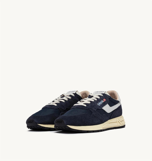 Autry Reelwind lave sneakers semsket og nylon Blå