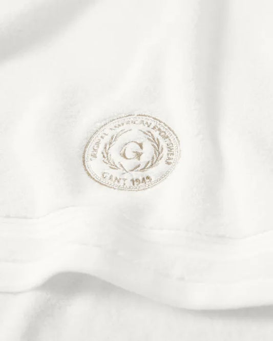 Gant Crest Håndkle 70x140cm Hvit