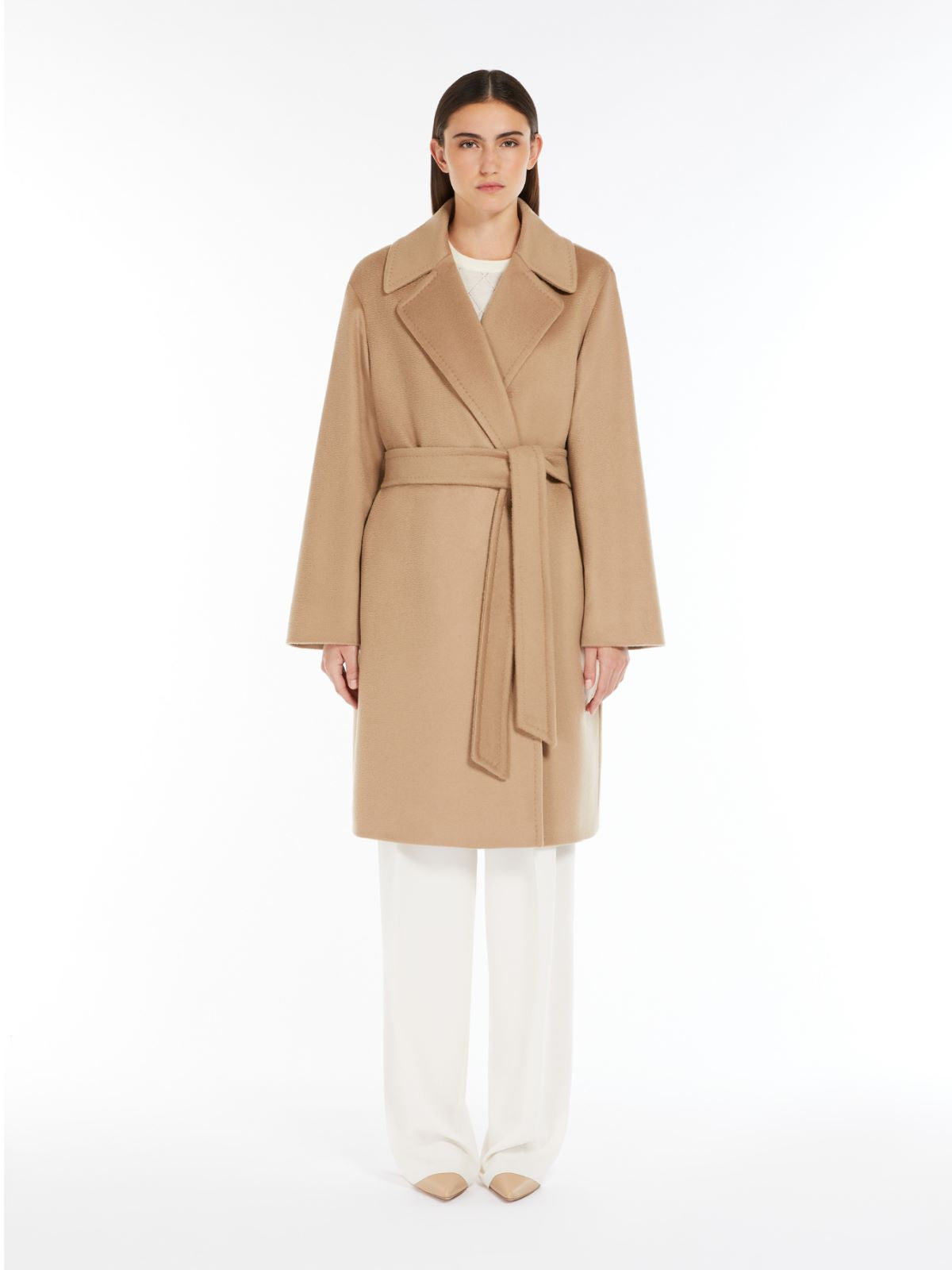 Max Mara Tigre Ullkåpe Camel