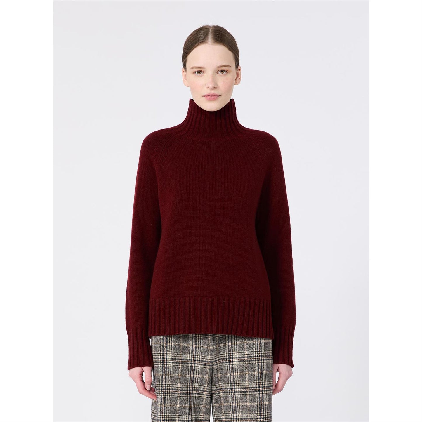 S Max Mara Mantova genser Burgunder