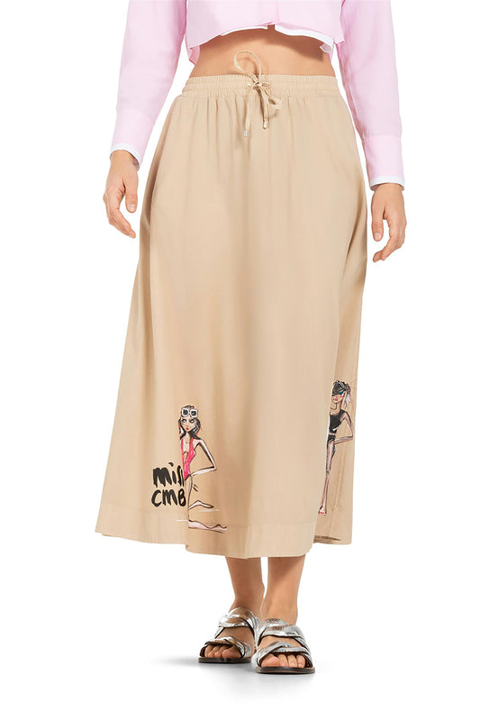Cambio Honey skjørt Beige