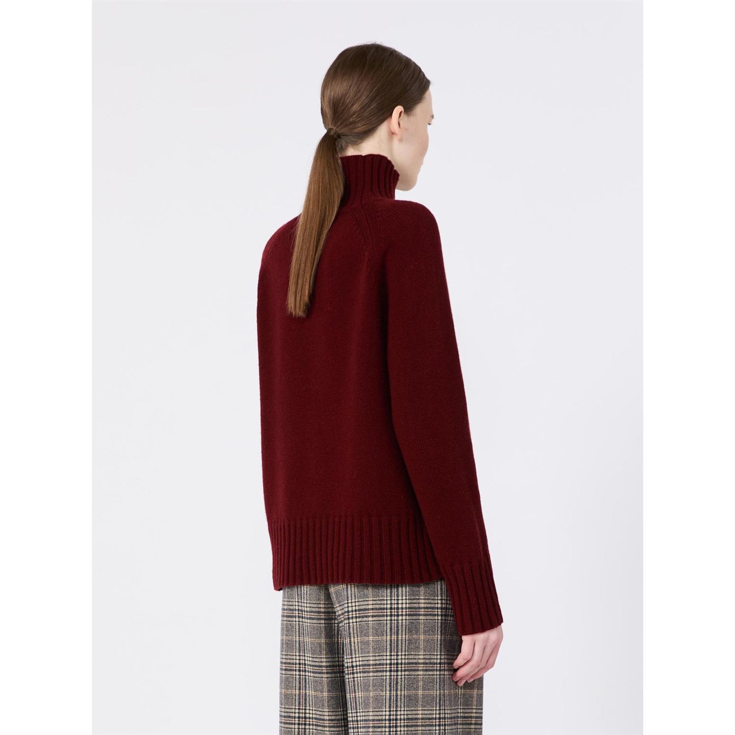 S Max Mara Mantova genser Burgunder