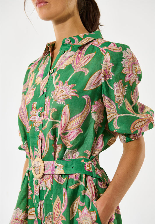 Dea Kudibal Maryda kjole Paisley Grønn