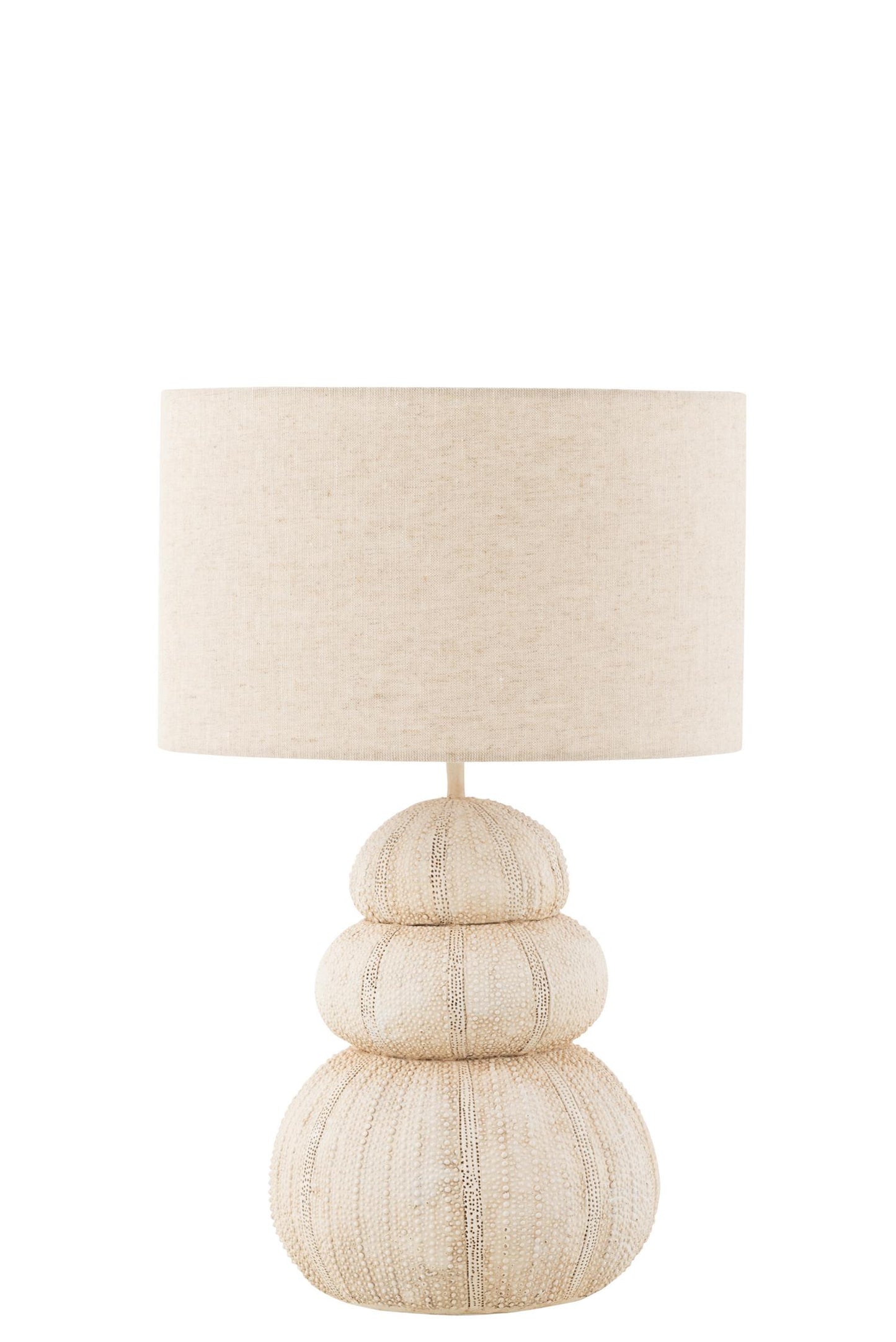 J-Line Poly Bordlampe Beige H:47cm inkl skjerm
