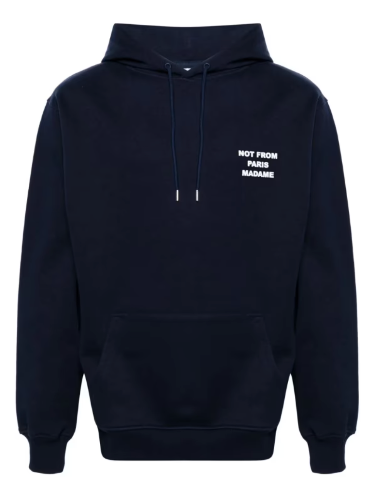 Le Hoodie Slogan hettegenser Mørkeblå - ZhosLaila