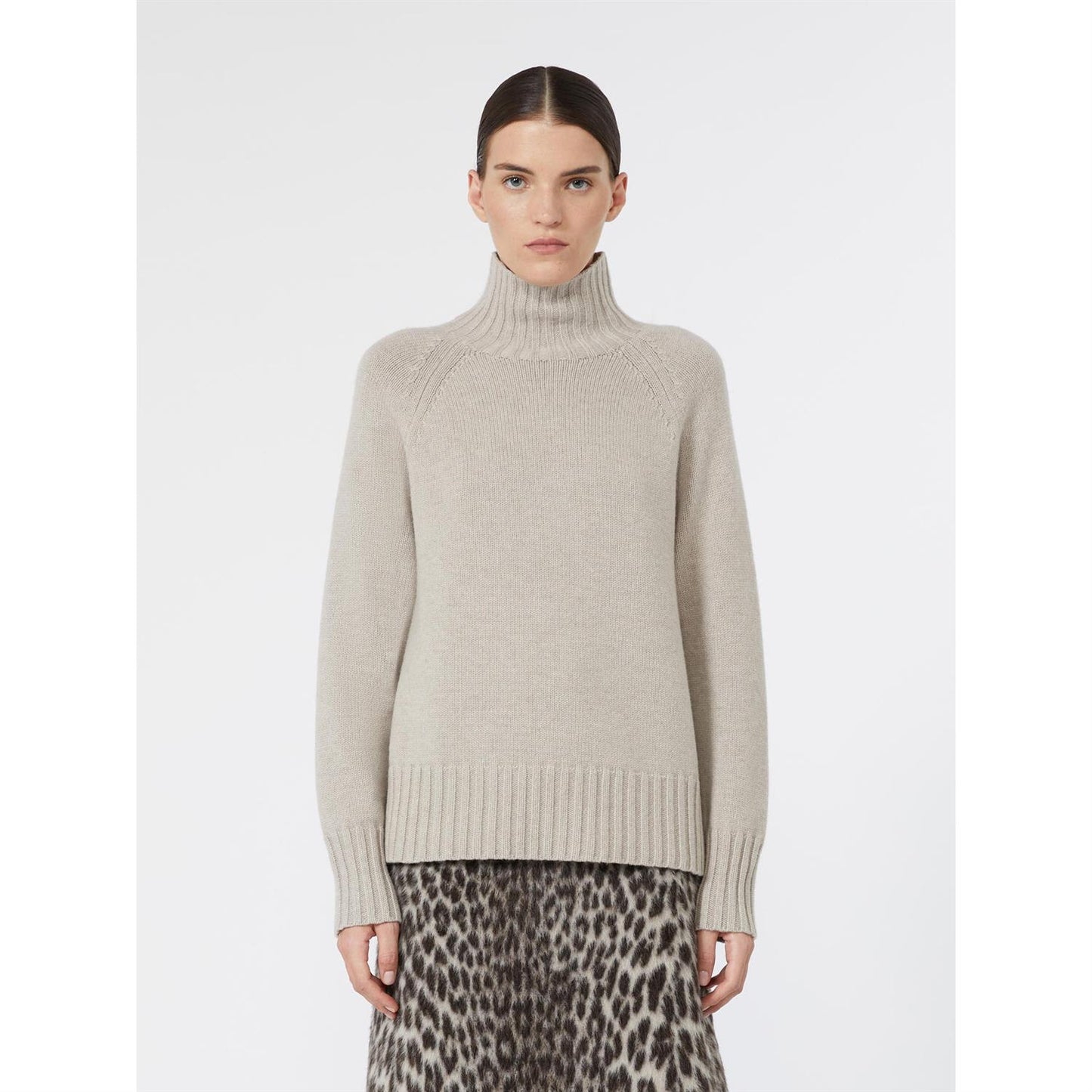 S Max Mara Mantova Kitt-farget