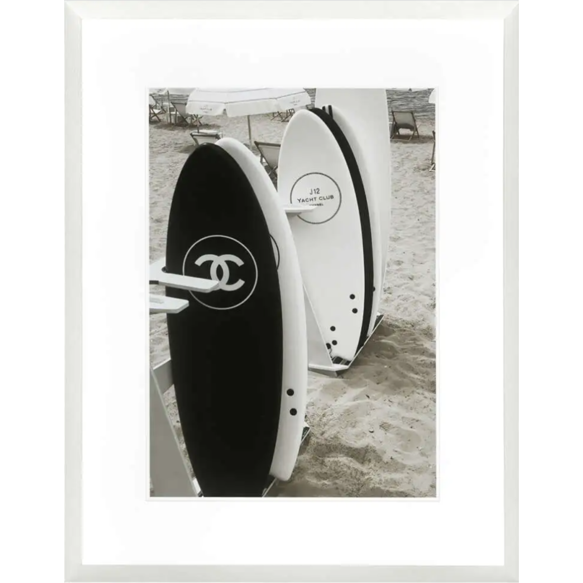 Chanel Yacht club Surfebrett H94 x B74cm