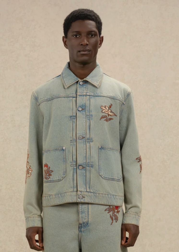Drôle de Monsieur Vest Denim Dusty Broée