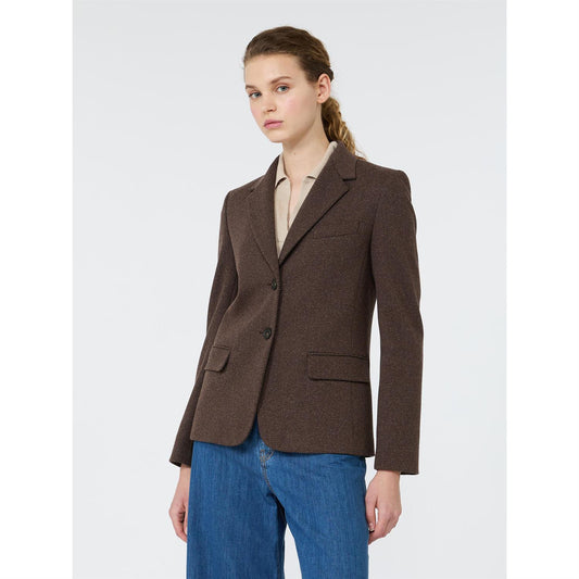 Max Mara Feroce enkeltspent blazer Brun