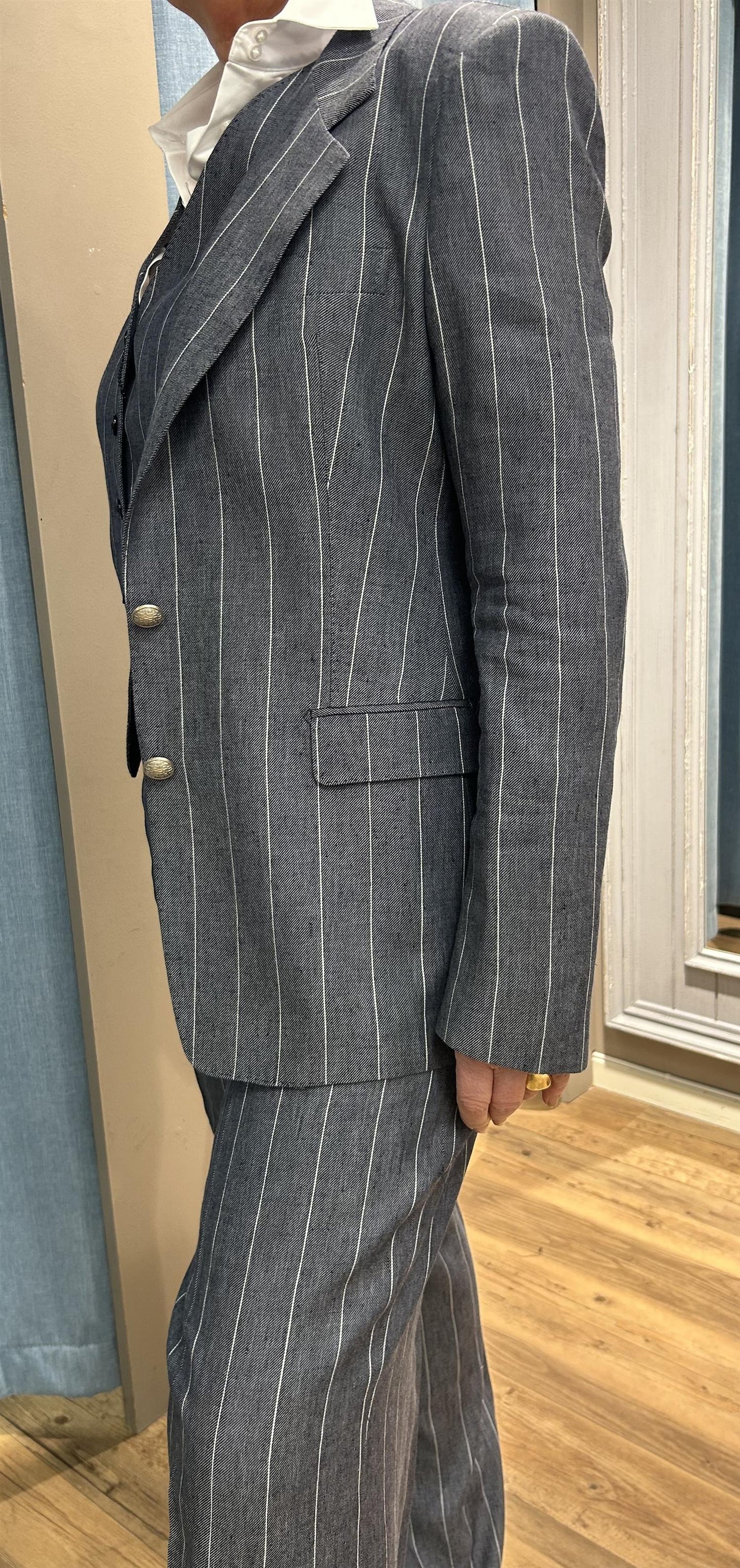 Tagliatore Parigi linjakke blå med striper