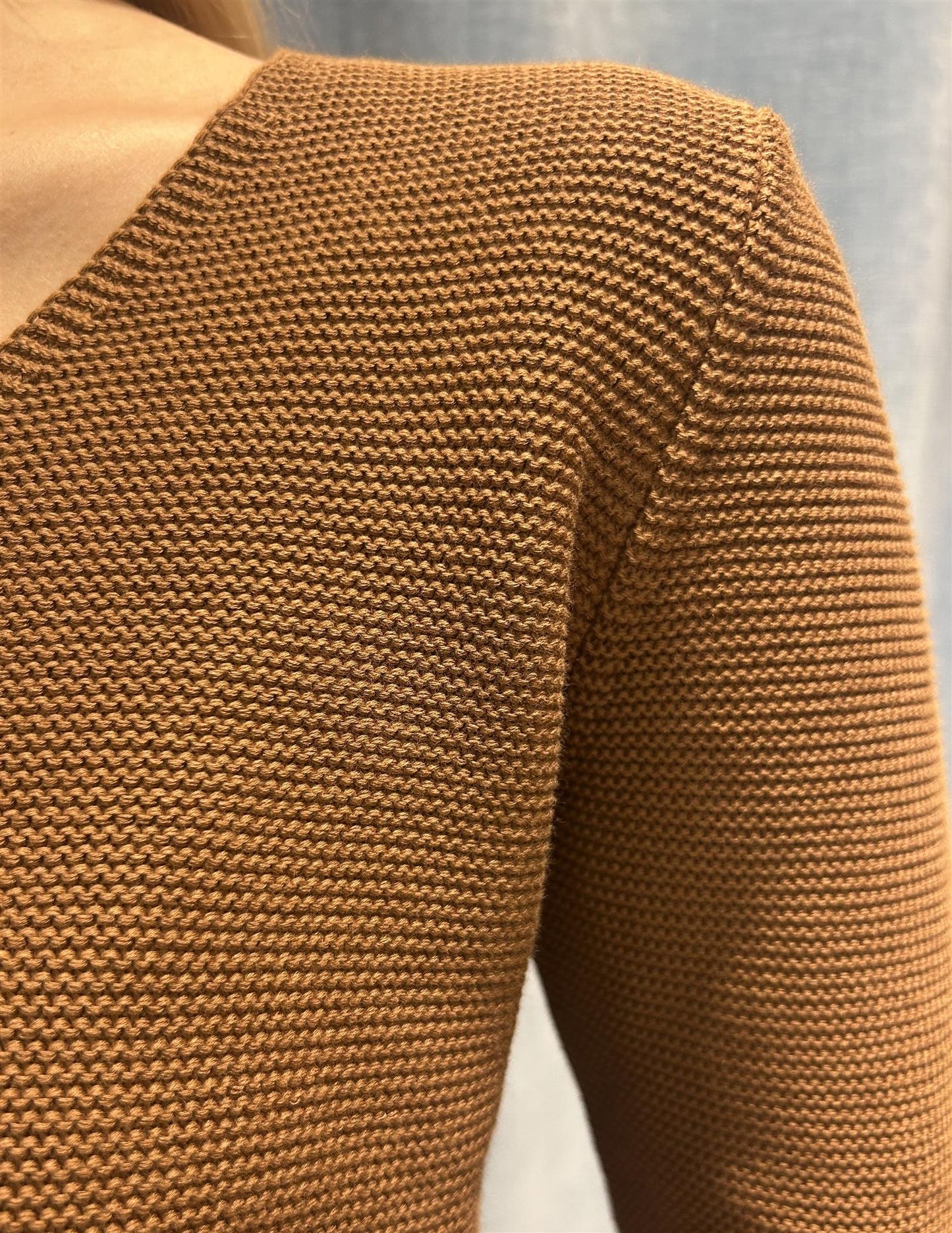 Gran Sasso Bomull v-genser Kanel