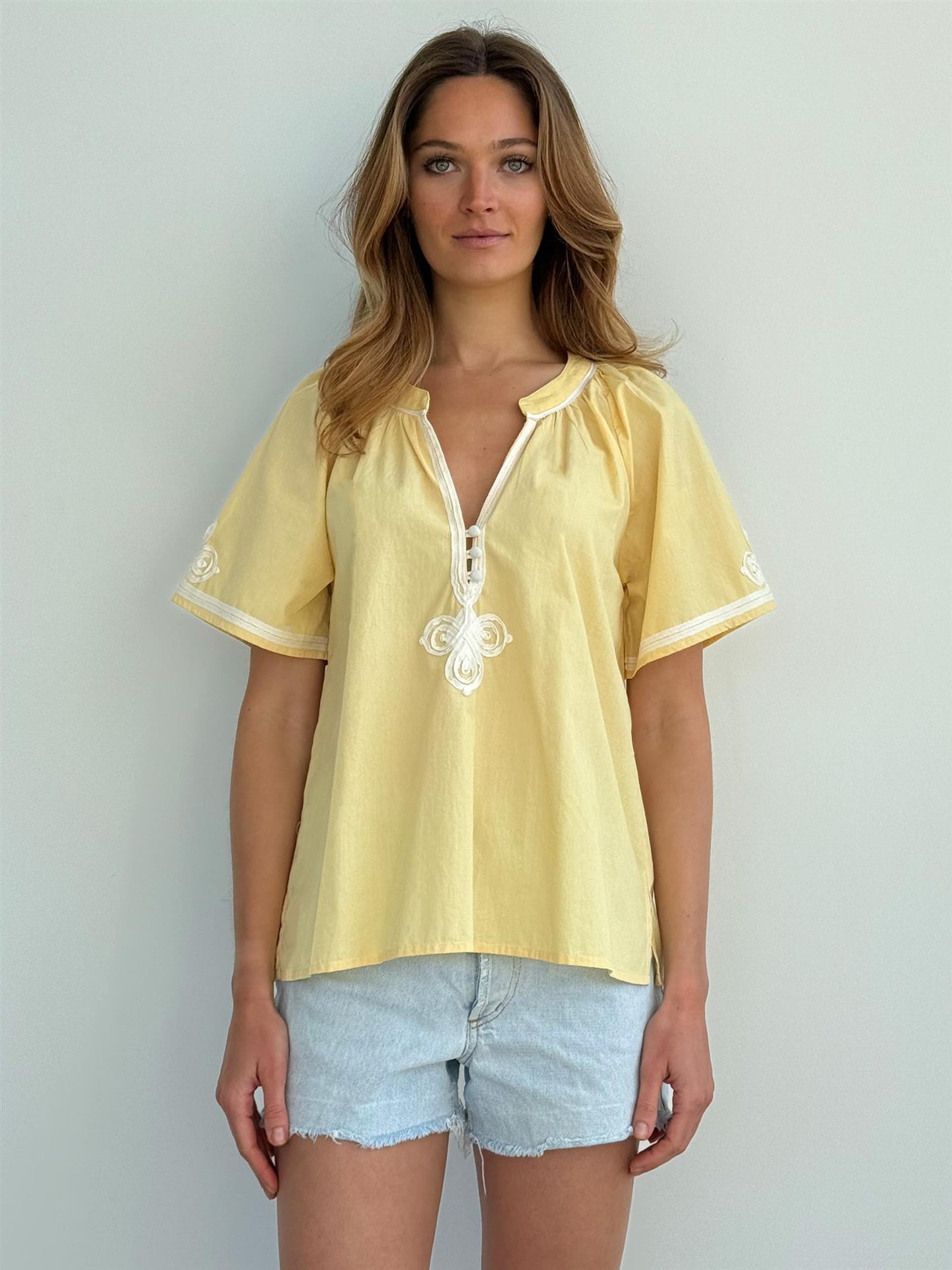 Rose & Rose Foxglove topp Gul