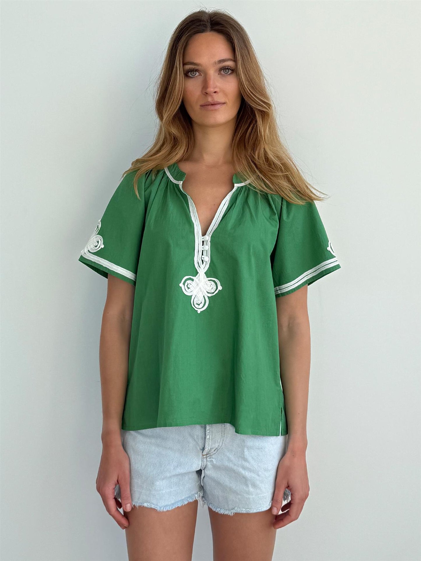 Rose & Rose Foxglove topp Bladgrønn