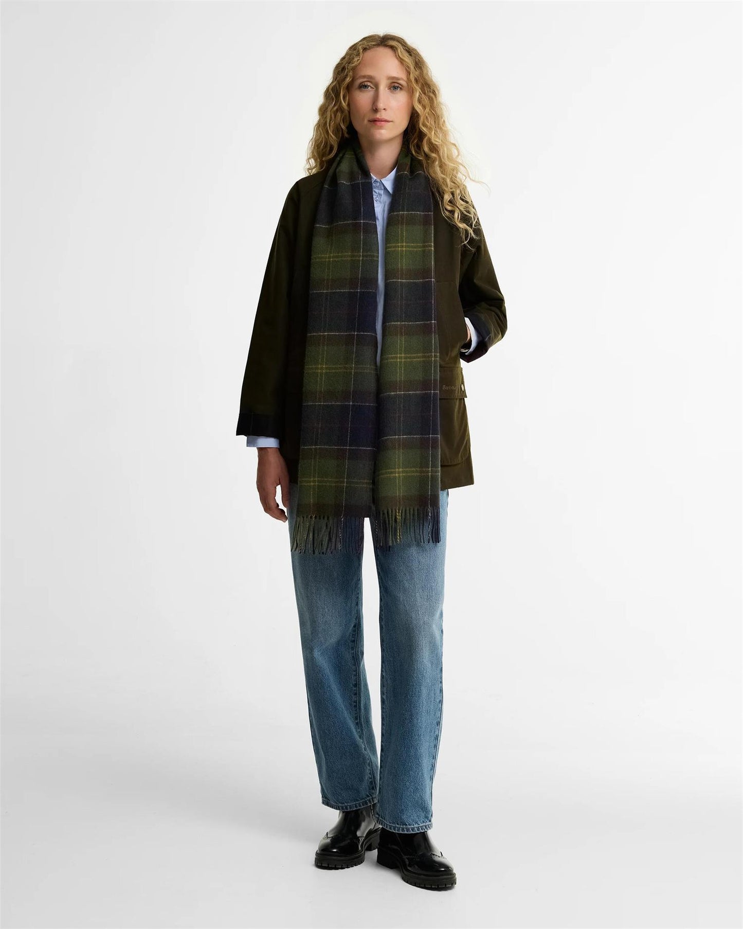 Barbour Tartan skjerf 180cm