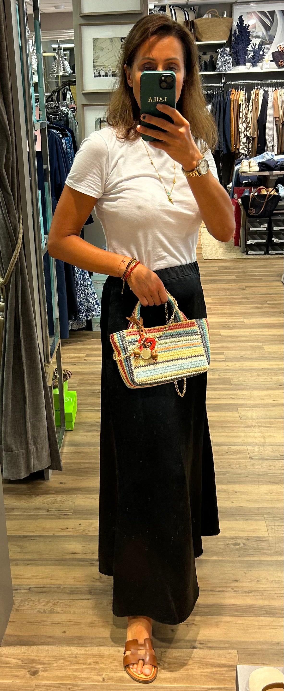 Kooreloo Den sjarmerende mini-vesken Raffia - ZhosLaila