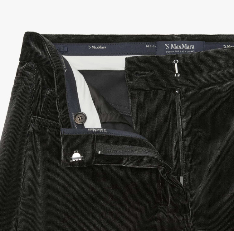 Max Mara Caucaso fløyelsbukser Grå