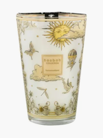 Baobab Tomorrowland Gold duftlys H:35cm - ZhosLaila