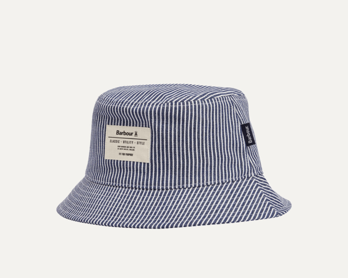 Bucketw Hat - Navy-White - ZhosLaila