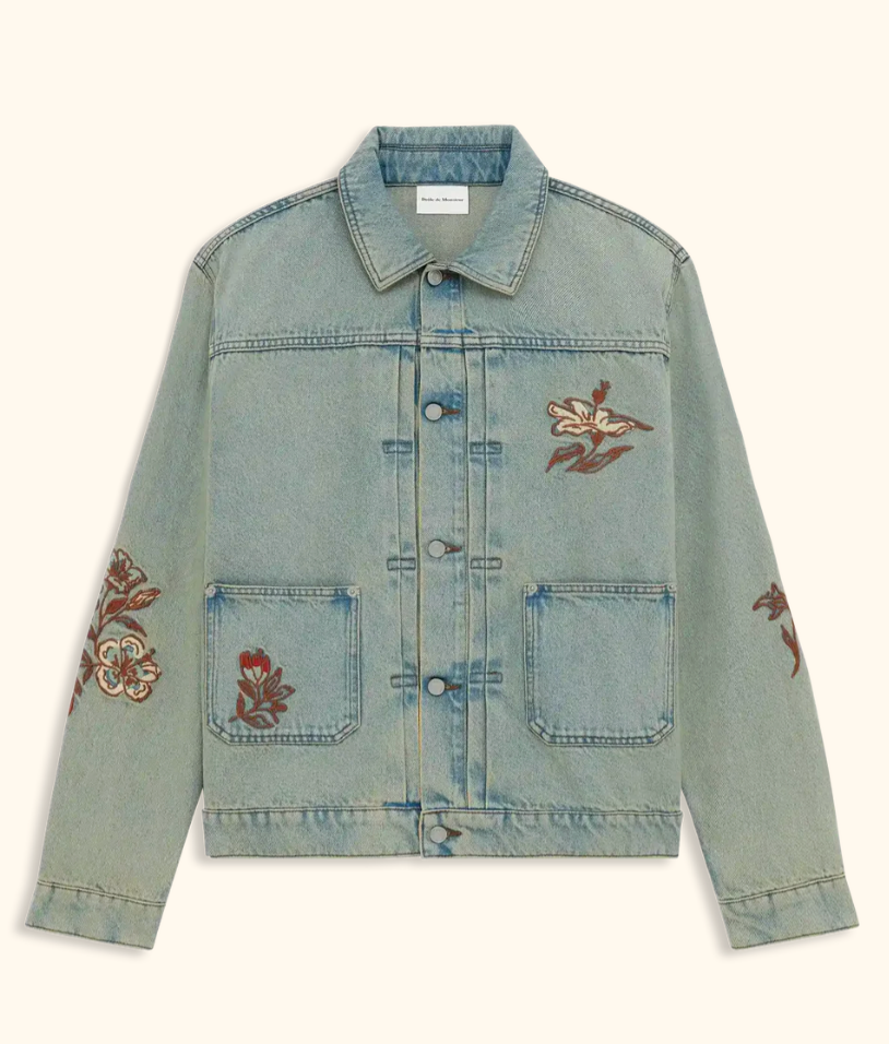 Drôle de Monsieur Vest Denim Dusty Broée