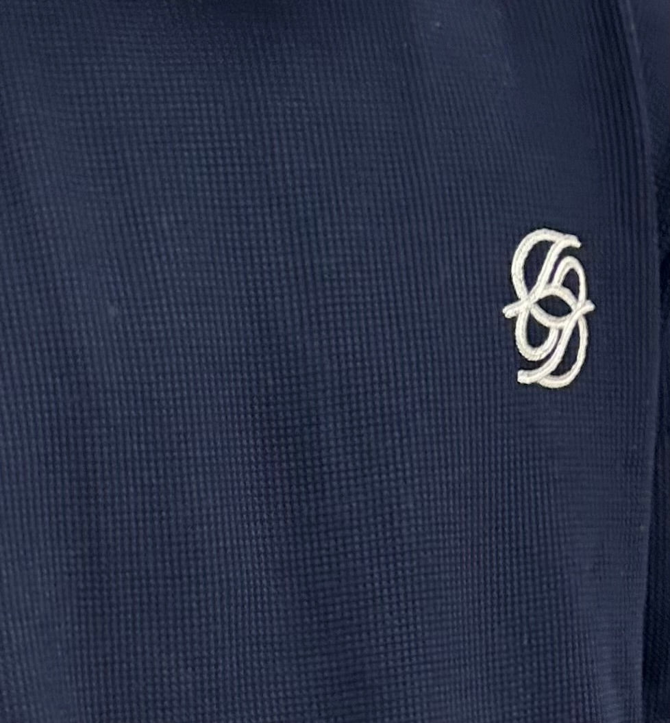 Drôle de Monsieur Le Shirt Waffle herregenser Marineblå - ZhosLaila