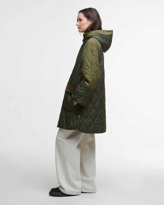 Barbour® Elspeth vattert jakke Grønn - ZhosLaila