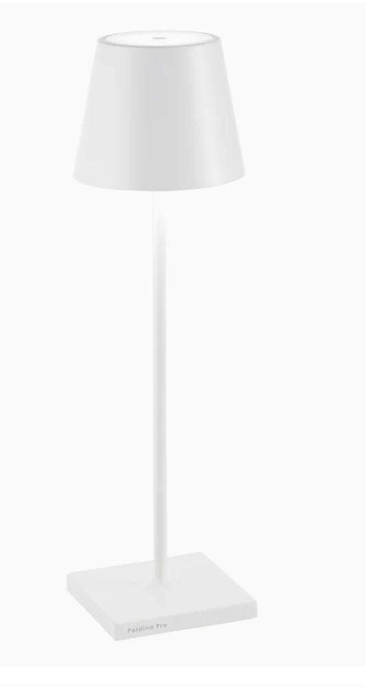 Poldina bordlampe HVIT