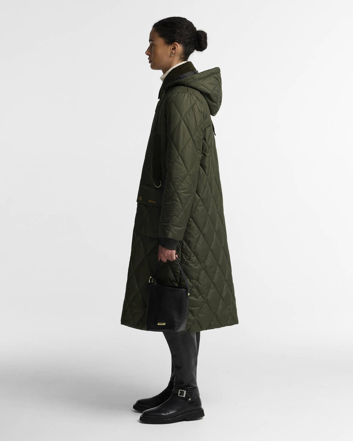 Barbour Rudson vattert jakke Oliven