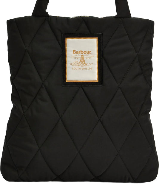 Barbour Mariah quiltet handleveske Sort