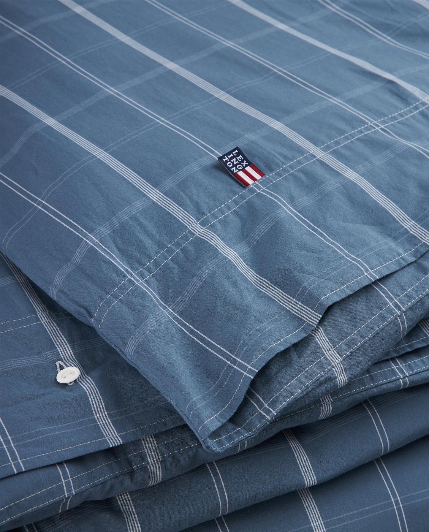 Checked Cotton Poplin Bed Set