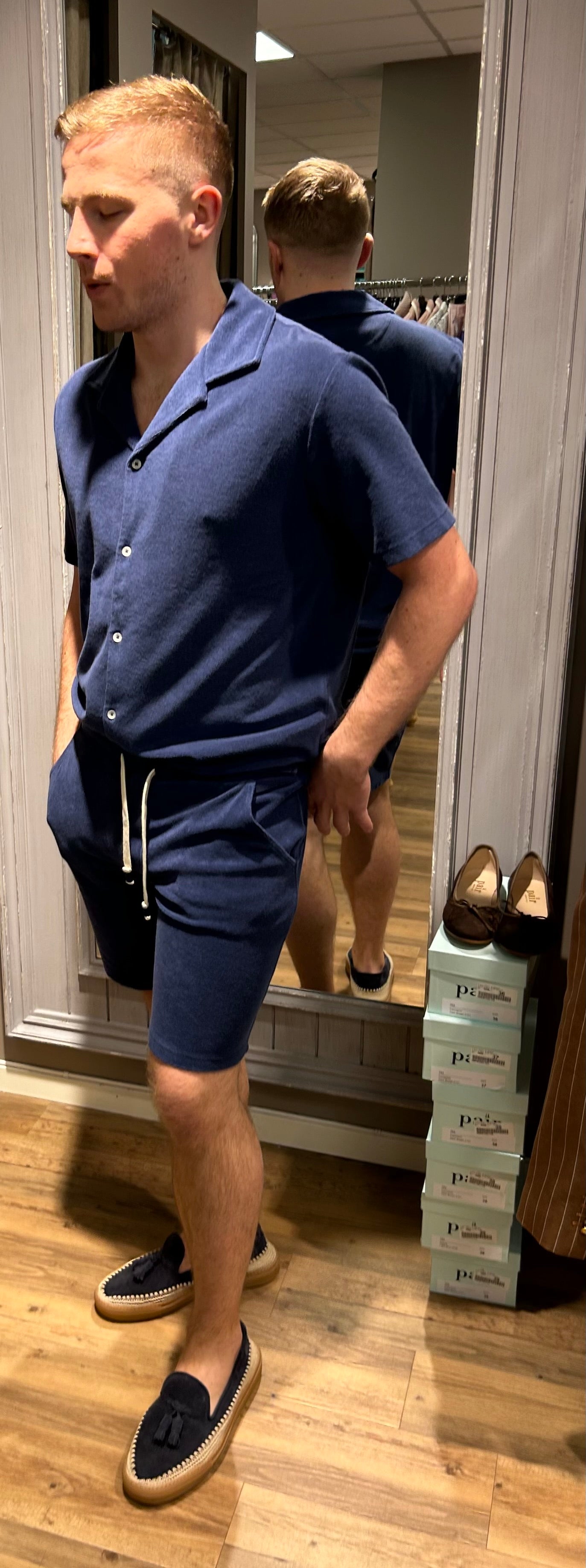 Altea Frotè Herreshorts Mørkeblå - ZhosLaila