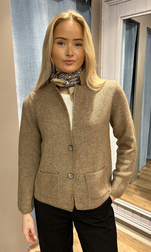 Gran Sasso Chicco strikke jakke Beige